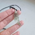 Pendentif Moldavite de Besednice (Carillon d'ange)