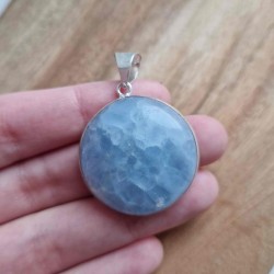 Pendentif de Calcite bleue ~ Sérénité